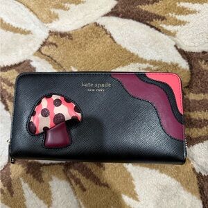 Kate Spade New York Enchanted Forest Zip Around Continental Wallet